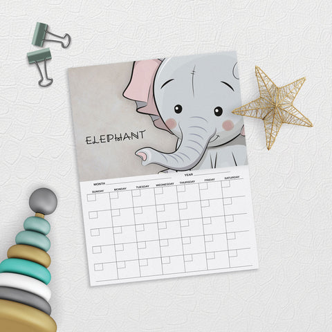 Elephant Calendar Download