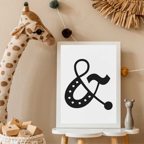 Ampersand Symbol Wall Art Download