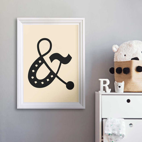 Ampersand Symbol Wall Art Download