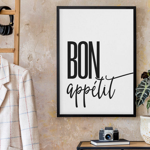 Bon Appétit Wall Art Download