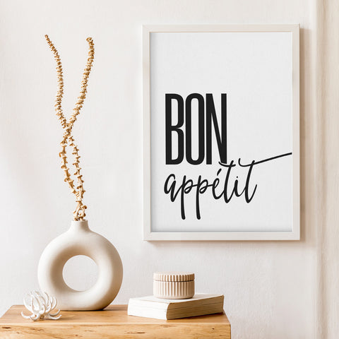 Bon Appétit Wall Art Download
