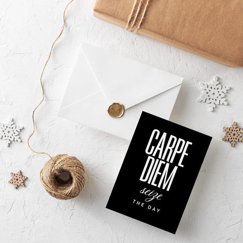 Carpe Diem seize the day Postcard Download