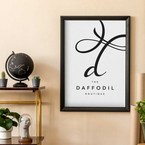 The Daffodil Boutique Sign Template Download