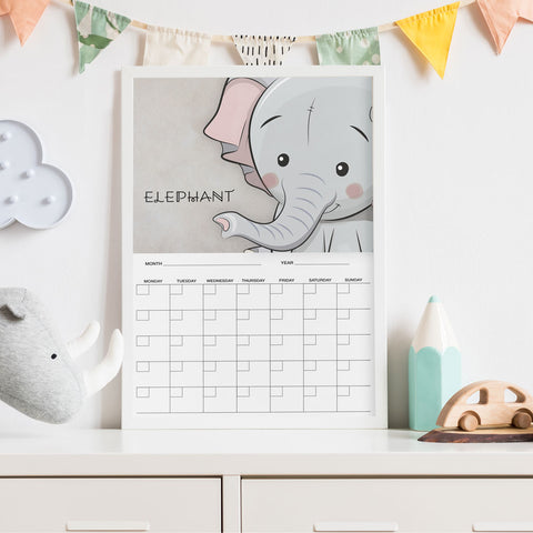 Elephant Calendar Download