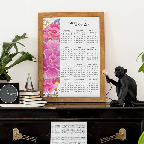 Floral 2024 Wall Calendar Download