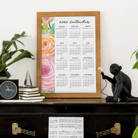 Wild Rose (Side) 2026 Calendar Download