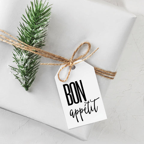 Bon Appétit Gift Tag or Sticker Download
