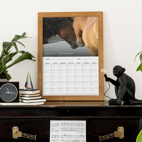 Horses at the Stable Calendar Download