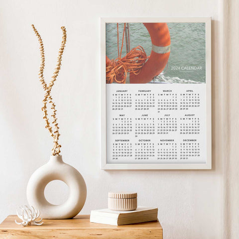 Life Preserver Full Color 2024 Wall Calendar Download
