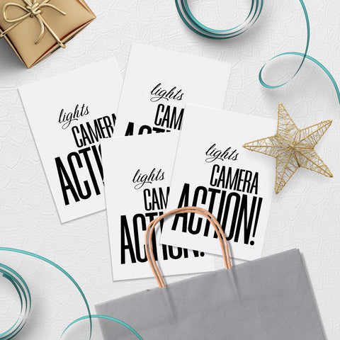 Lights Camera Action! Postcard Download