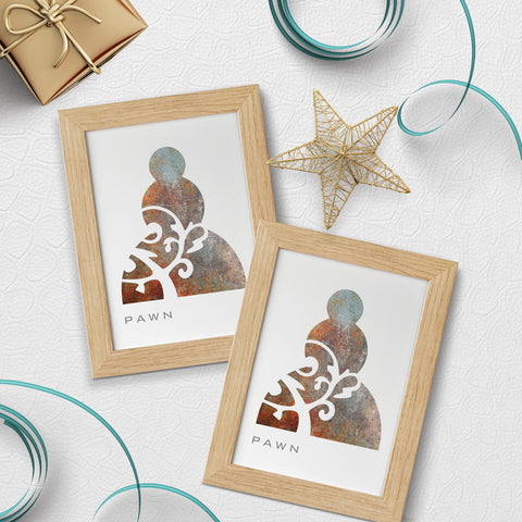 Pawn Chess Piece Postcard