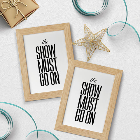 The show must go on Gift Bag Stuffers Download