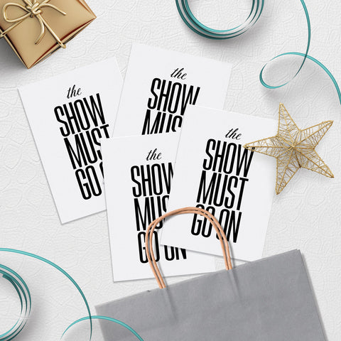 The show must go on Gift Bag Stuffers Download