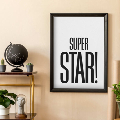 Superstar! Wall Art Download