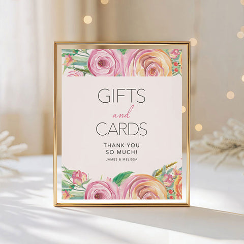 Sweet Rose Floral Gifts & Cards Sign Download
