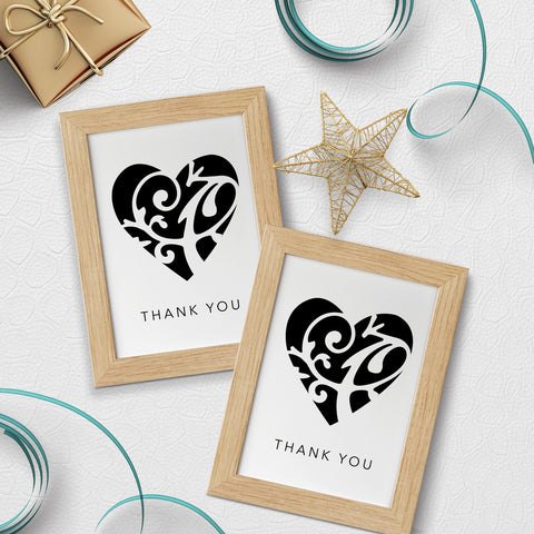 Growing Love Thank You Bag Stuffer, 5x7 Wall Art and Postcard Download