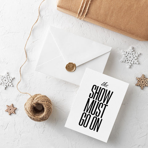 The show must go on Gift Bag Stuffers Download