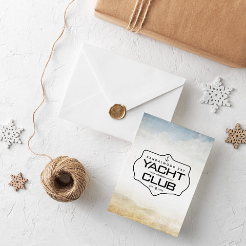 Yacht Club Bag Stuffer, 5x7 Wall Art and Postcard Download