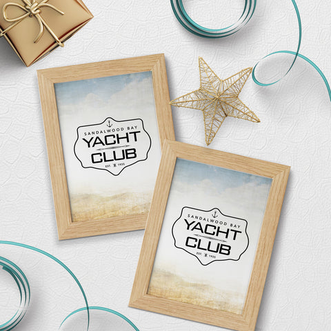 Yacht Club Bag Stuffer, 5x7 Wall Art and Postcard Download