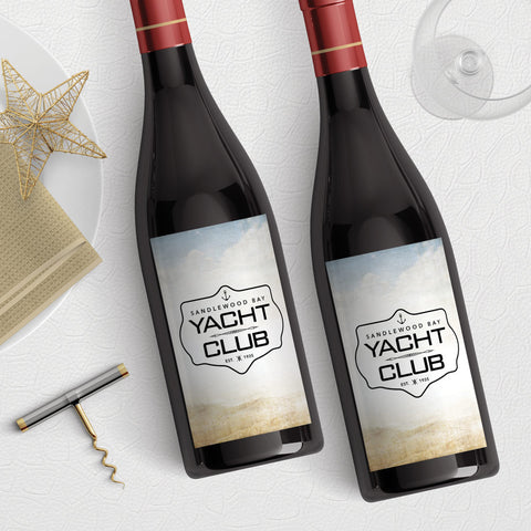 Sandalwood Bay Yacht Club Collection Wine Label Download