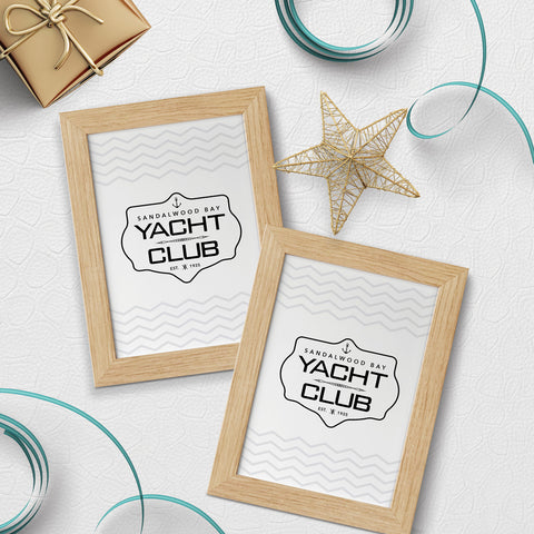 Yacht Club Bag Stuffer, 5x7 Wall Art and Postcard Download