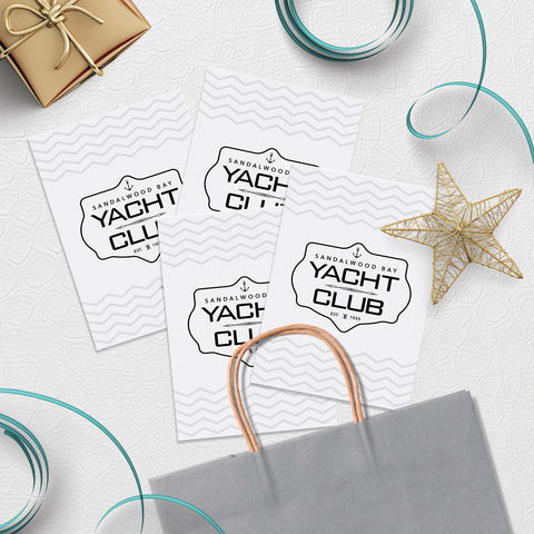 Yacht Club Bag Stuffer, 5x7 Wall Art and Postcard Download