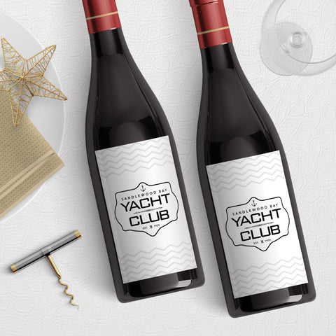 Yacht Club Wine Label Download