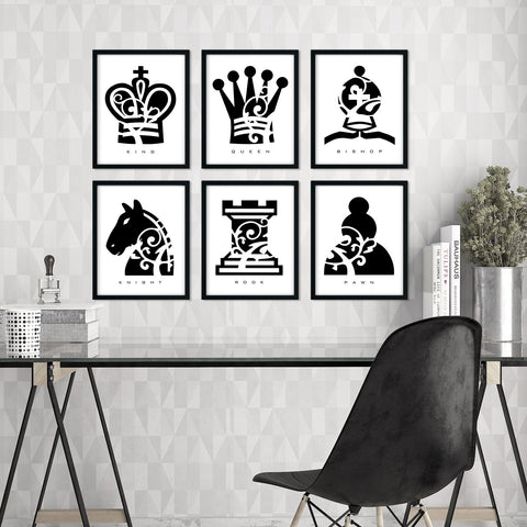 Chess-Pieces_Print_set-of-6