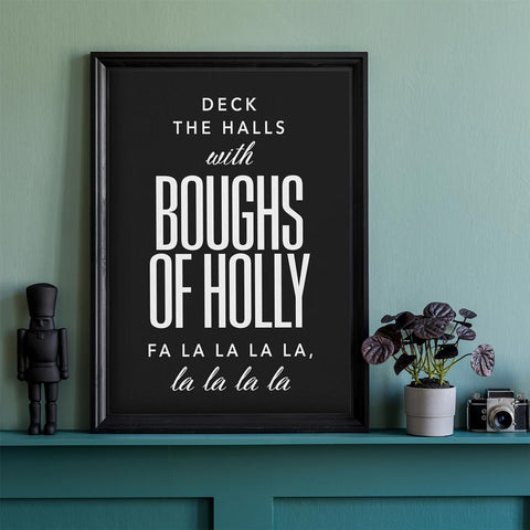 Deck the Halls Wall Art Download