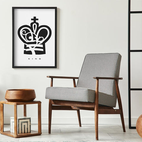 King Chess Piece Wall Art Download