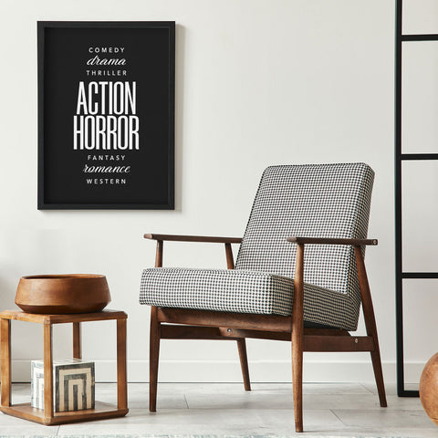 Movie Genres Wall Art Download