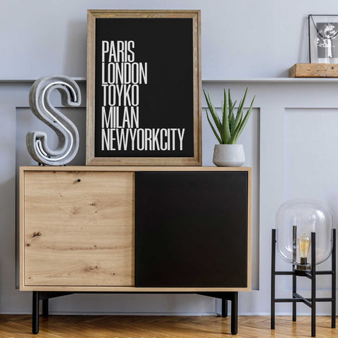 Top Fashion Cities Wall Art Download