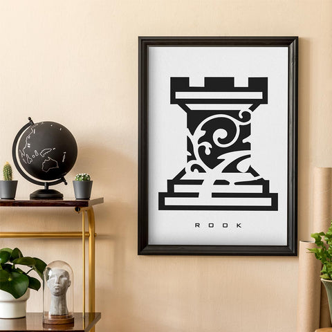 Rook Chess Piece Wall Art Download