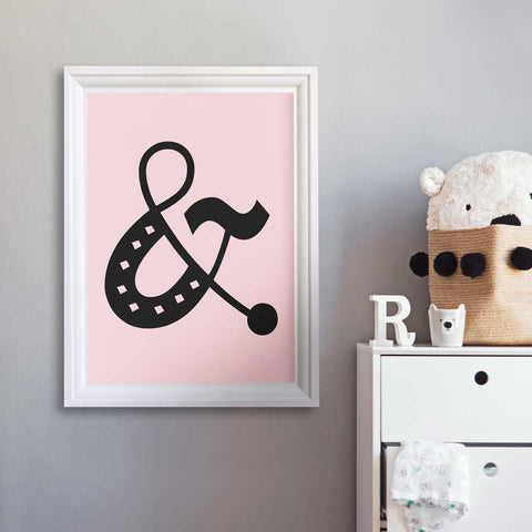 Ampersand Symbol Wall Art Download