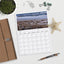 Beach in the fall Desk or Planner Calendar Download