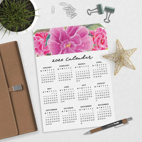 Floral (Top) 2026 Calendar Download