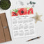 Poppy Flower 2025 Desk or Planner Calendar Download