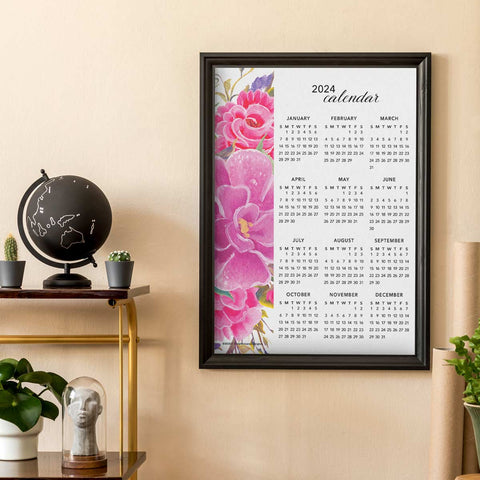 Floral 2024 Wall Calendar Download