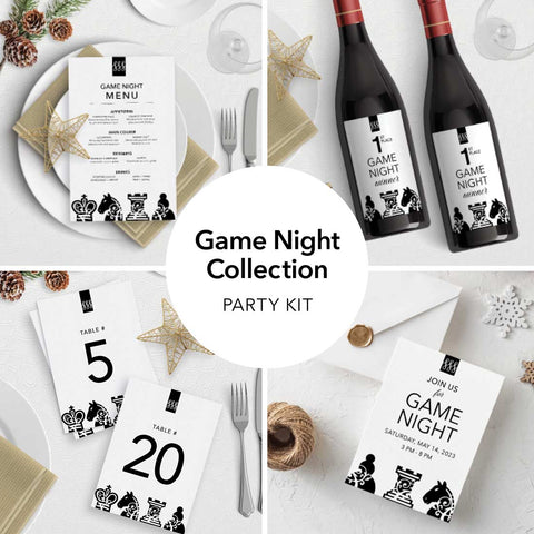 Game Night Collection 4 Piece Kit