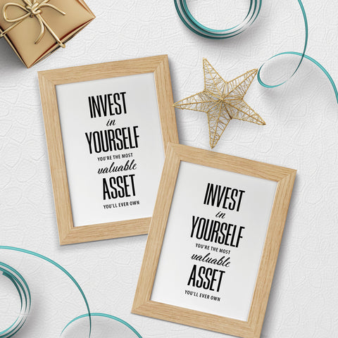 Mikko-philosy - Invest in yourself first Gift Bag Stuffers Download