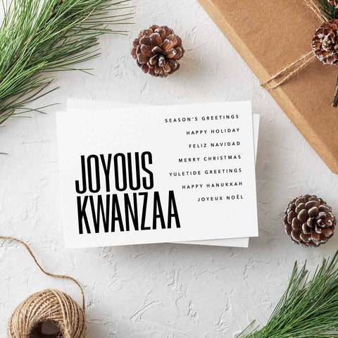 Joyous Kwanzaa Postcard Download