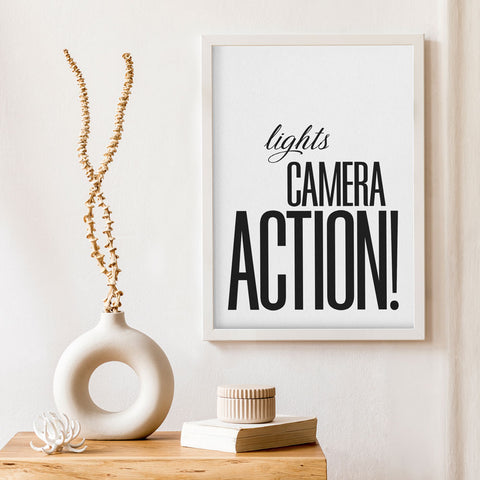 The show must... and Lights... Gift Set Wall Art Download