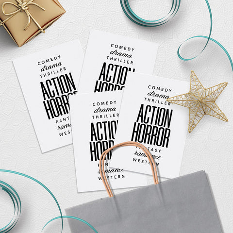 Movie Genres Gift Bag Stuffers Download