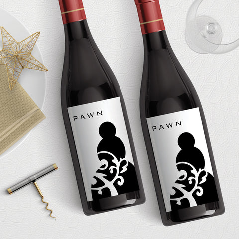 Pawn Chess Piece Wine Label Download