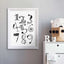 1 to 9 Numbers Wall Art Download