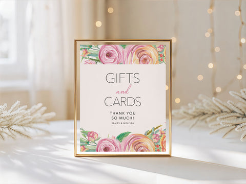 Sweet Rose Floral Gifts & Cards Sign Download