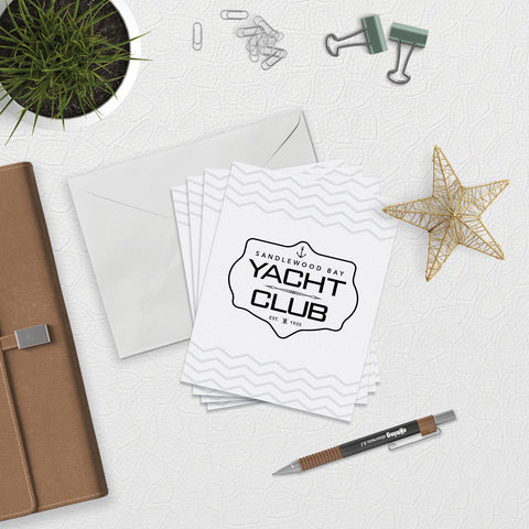 Yacht Club Note Cards Download