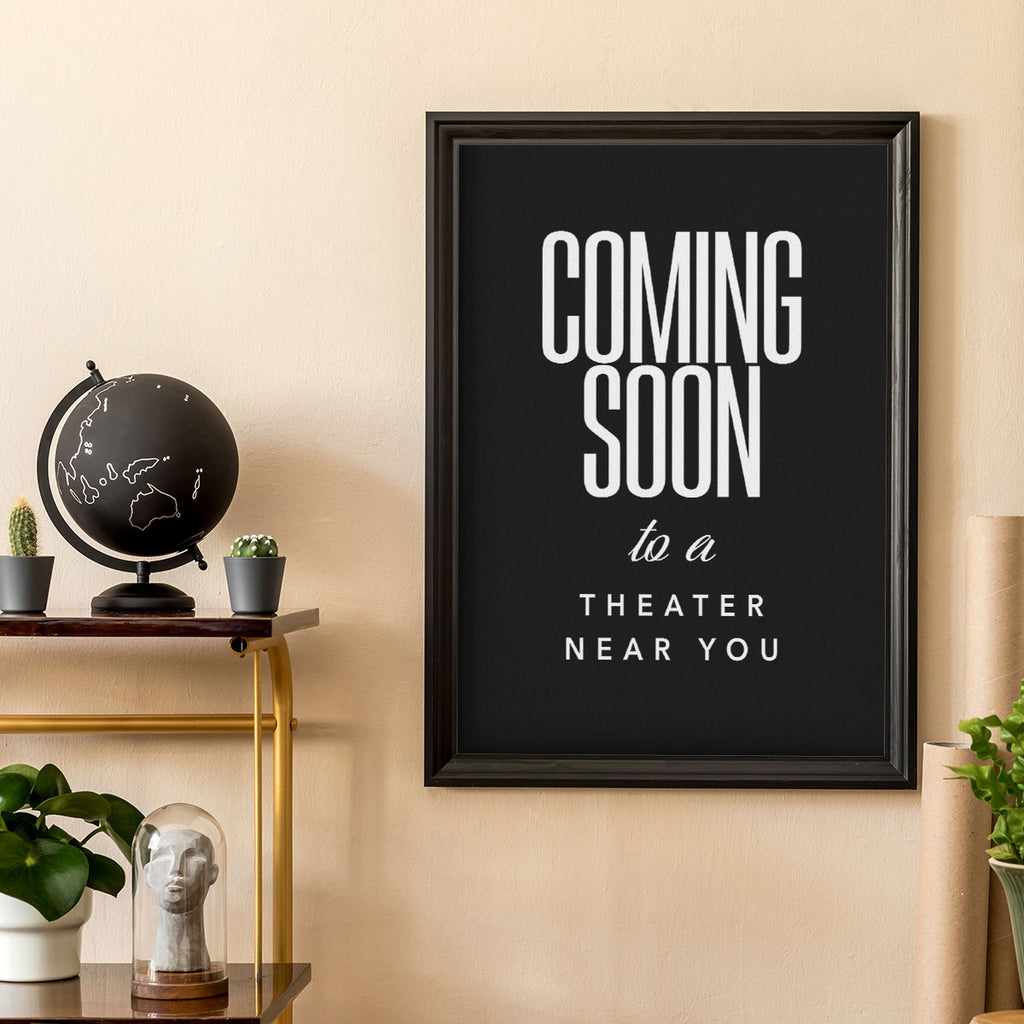 Coming Soon Movie Sign