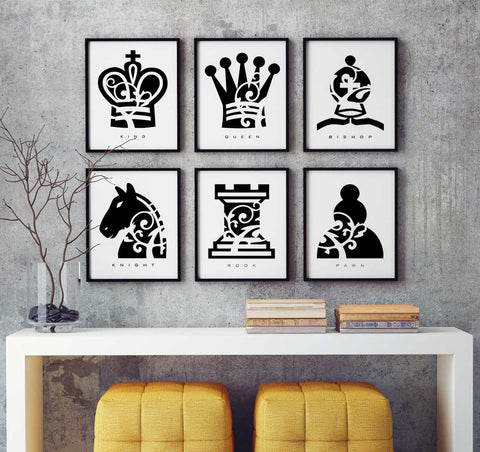 Chess-Pieces_Print_set-of-6