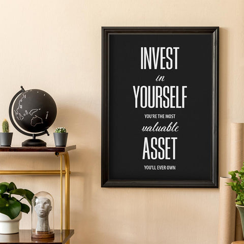 Mikko-philosy - Invest in yourself Wall Art Download